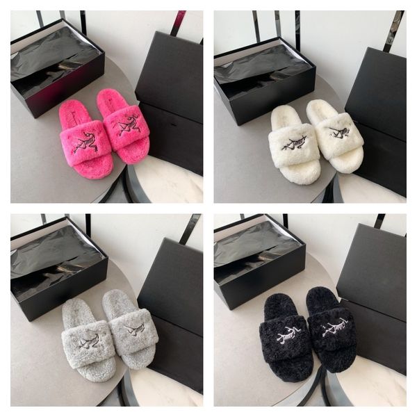 women designer arc sherpa slippers solid color black white teryx womens mens fluffy slipper fur furry indoor slides luxury designer plush fl
women designer arc sherpa slippers solid color black white teryx womens mens fluffy slipper fur furry indoor slides luxury designer plush fl