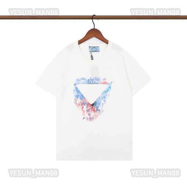 designer luxury spring summer prad classic colorful printed t shirt fashion mens and womens couple loose round collar tee, White;black
designer luxury spring summer prad classic colorful printed t shirt fashion mens and womens couple loose round collar tee, White;black