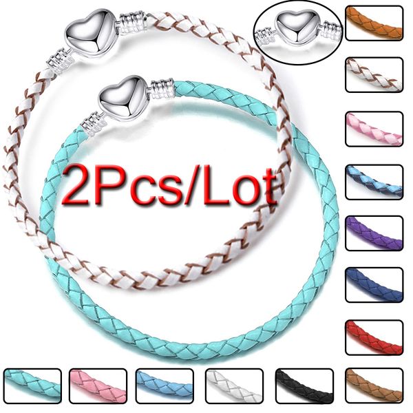 charm bracelets /lot luxury heart clasp leather chain charms fit diy beads bracelet psera jewelry for women men boys wholesale drop smt4j, Golden;silver
charm bracelets /lot luxury heart clasp leather chain charms fit diy beads bracelet psera jewelry for women men boys wholesale drop smt4j, Golden;silver