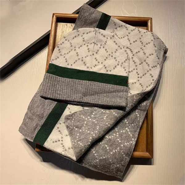 women designer hat scarf set classic letter stripe winter warm two piece wool beanie, Blue;gray
women designer hat scarf set classic letter stripe winter warm two piece wool beanie, Blue;gray