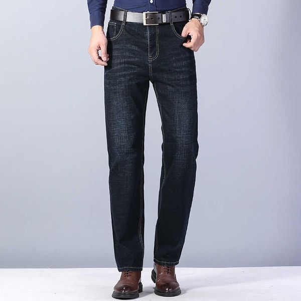 jeans men's new autumn and winter cotton elastic loose straight tube high waist deep crotch middle-aged, Blue
jeans men's new autumn and winter cotton elastic loose straight tube high waist deep crotch middle-aged, Blue