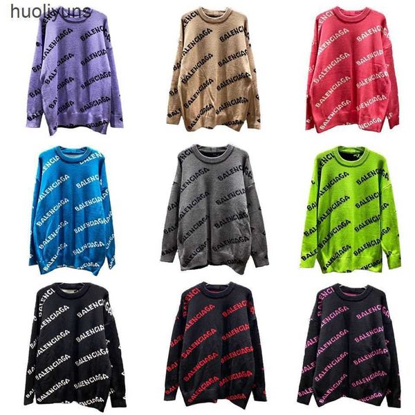 designer sweaters balencaigass 2023 sweater paris woolen men's women's couple casual loose round neck spring letter knitwear fashi, White;black
designer sweaters balencaigass 2023 sweater paris woolen men's women's couple casual loose round neck spring letter knitwear fashi, White;black