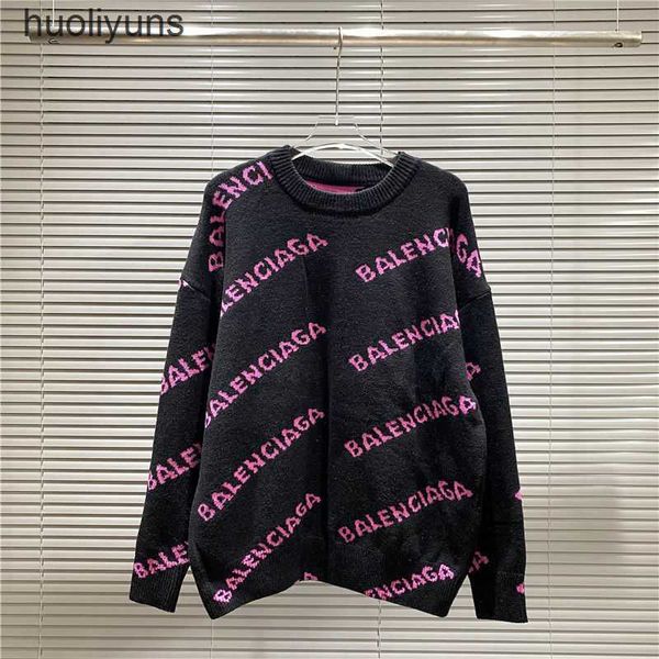 autumn letter designer paris sweaters neck balencaigass fashion brand 2023 jacquard sweater round high version pullover men's women, White;black
autumn letter designer paris sweaters neck balencaigass fashion brand 2023 jacquard sweater round high version pullover men's women, White;black