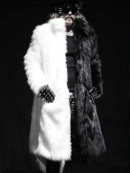 men's fur faux fur pfhq 2022 autumn winter men's imitation mink long coat elegant jacket trendy luxury stylish male faux fur cloth, Black
men's fur faux fur pfhq 2022 autumn winter men's imitation mink long coat elegant jacket trendy luxury stylish male faux fur cloth, Black