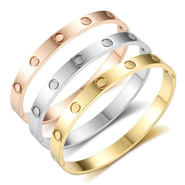 love bracelet designer bangle bracelets luxury jewelry women titanium steel alloy gold-plated colors gold/silver/rose never fade not allergi, Black
love bracelet designer bangle bracelets luxury jewelry women titanium steel alloy gold-plated colors gold/silver/rose never fade not allergi, Black