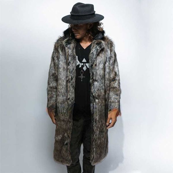 men's fur faux coat mens autumn winter new imitation mink men fashion long sleeve solid color lapel mid-long overcoat t221102, Black
men's fur faux coat mens autumn winter new imitation mink men fashion long sleeve solid color lapel mid-long overcoat t221102, Black