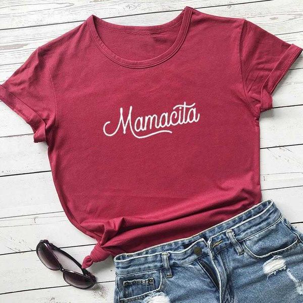 mamacita printed arrival tee womens summer funny t-shirt mama life shirts for mom, White
mamacita printed arrival tee womens summer funny t-shirt mama life shirts for mom, White