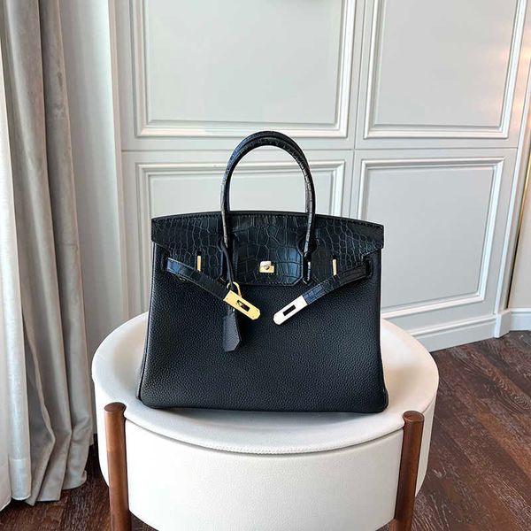 h bag fashion leather briki bags h ermese the new crocodile pattern real with lychee first layer hand fashionable lock and high-end
h bag fashion leather briki bags h ermese the new crocodile pattern real with lychee first layer hand fashionable lock and high-end