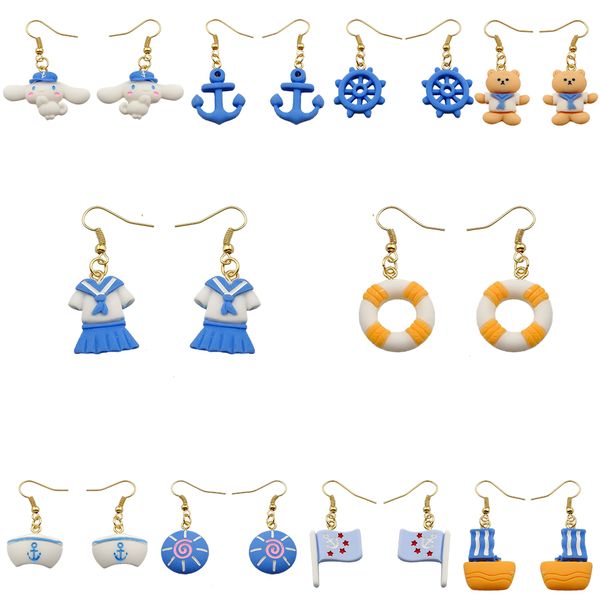 stud navigation set earrings life buoy anchor boat drop earring costume trendy style woman girl jewelry gifts delivery 2022 smt4s, Golden;silver
stud navigation set earrings life buoy anchor boat drop earring costume trendy style woman girl jewelry gifts delivery 2022 smt4s, Golden;silver