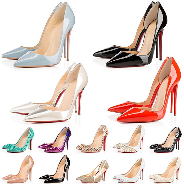 luxury designer woman high heels shoes patent leather rivest dress shoe heel height 8cm 10cm 12cm of point toes pumps loafers wedding party, Black
luxury designer woman high heels shoes patent leather rivest dress shoe heel height 8cm 10cm 12cm of point toes pumps loafers wedding party, Black