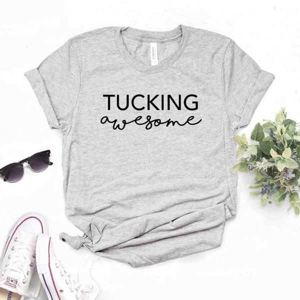 tucking awesome print women casual funny t shirt for yong lady tee 6 colors drop, White
tucking awesome print women casual funny t shirt for yong lady tee 6 colors drop, White