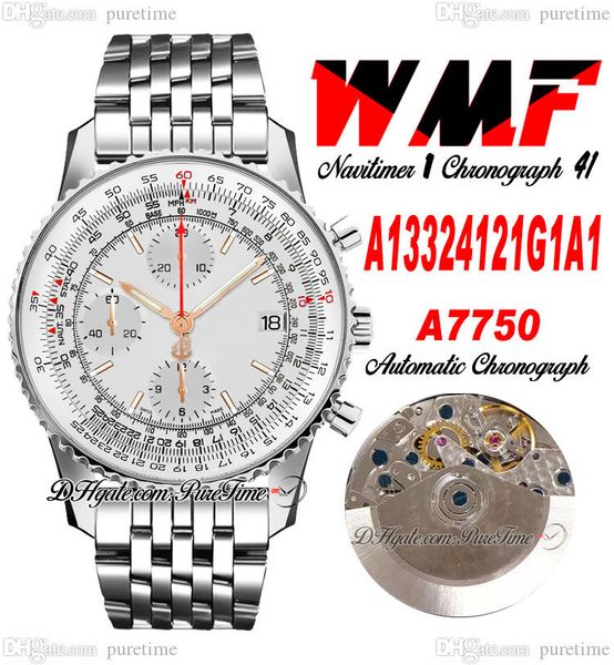 wmf a13324121g1a1 eta a7750 automatic chronograph mens watch silver dial stick markers stainless steel bracelet super edition puretime a1, Slivery;brown
wmf a13324121g1a1 eta a7750 automatic chronograph mens watch silver dial stick markers stainless steel bracelet super edition puretime a1, Slivery;brown