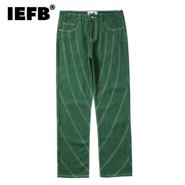men's jeans iefb men jeans high street fashion diagonal straight tube casual high street 2022 line decoration darkwear male trousers 9a, Blue
men's jeans iefb men jeans high street fashion diagonal straight tube casual high street 2022 line decoration darkwear male trousers 9a, Blue