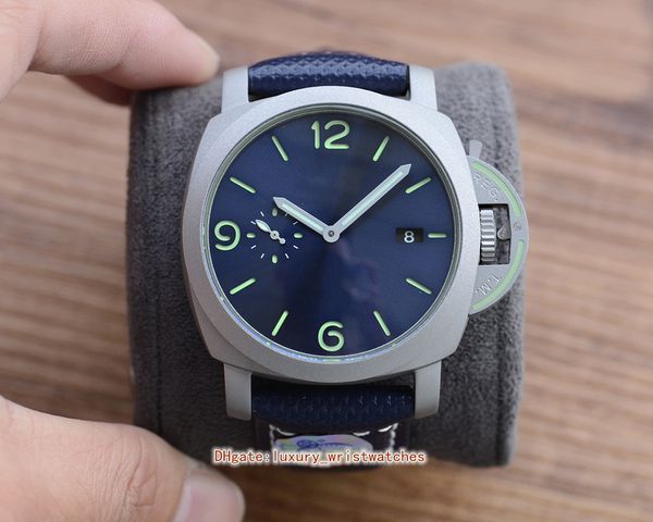 fashion mens watches pa 01117 44mm blue dial stainless green coating leather bands strap sapphire luminova automatic mechanical men watch wr, Slivery;brown
fashion mens watches pa 01117 44mm blue dial stainless green coating leather bands strap sapphire luminova automatic mechanical men watch wr, Slivery;brown