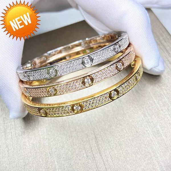 luxury fine brand pure 925 sterling silver jewelry for women easy lock bangle rose yellow gold full diamond love bangle wedding, Black
luxury fine brand pure 925 sterling silver jewelry for women easy lock bangle rose yellow gold full diamond love bangle wedding, Black