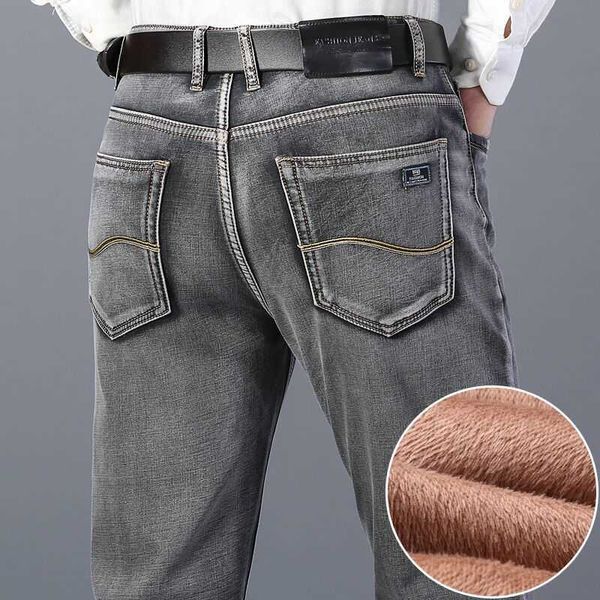 men's jeans winter men's warm thick gray jeans business fashion regular fit denim trousers fleece stretch pants male brand t221102, Blue
men's jeans winter men's warm thick gray jeans business fashion regular fit denim trousers fleece stretch pants male brand t221102, Blue