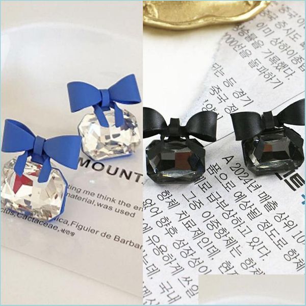 stud stud retro blue black bowknot earrings simple vintage french fashion glass bow wholesale jewelry gift for girls friends drop de dhuoa, Golden;silver
stud stud retro blue black bowknot earrings simple vintage french fashion glass bow wholesale jewelry gift for girls friends drop de dhuoa, Golden;silver