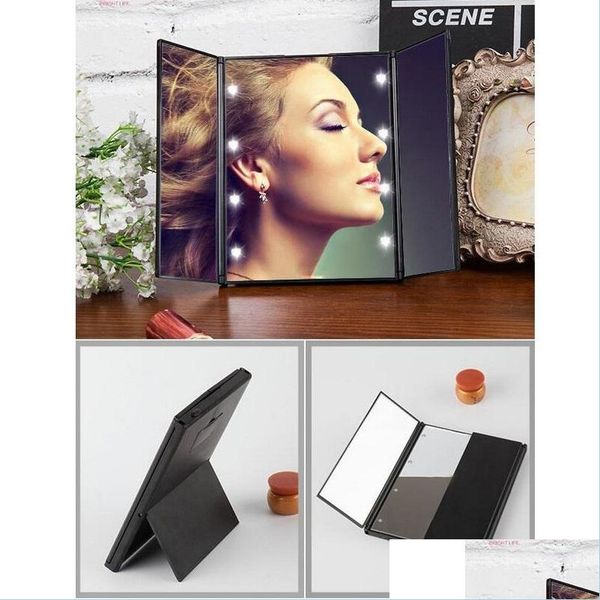 compact mirrors led makeup mirror make up foldable inside battery mini portable folding compact cosmetic with light retail drop deli dha23
compact mirrors led makeup mirror make up foldable inside battery mini portable folding compact cosmetic with light retail drop deli dha23