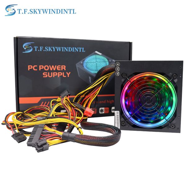 new rgb 500w computer power supplies rgb light emitting fan intelligent speed regulation active pfc psu
new rgb 500w computer power supplies rgb light emitting fan intelligent speed regulation active pfc psu