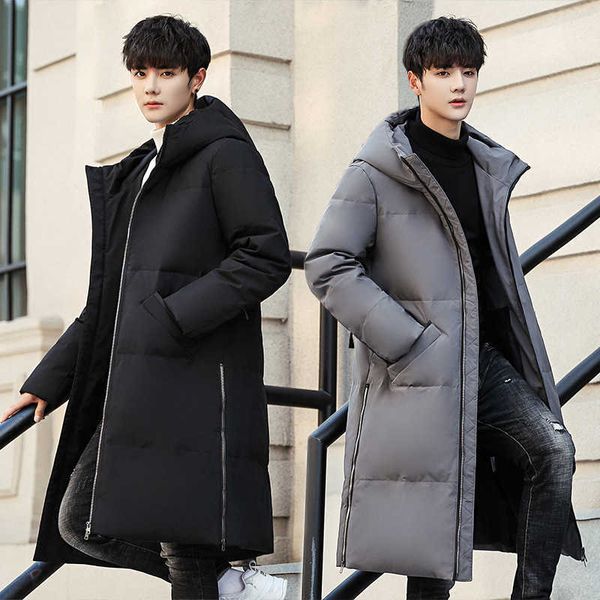 winter men's knee length lengthened thickened men and women's fashion trend couple down coat, Black
winter men's knee length lengthened thickened men and women's fashion trend couple down coat, Black