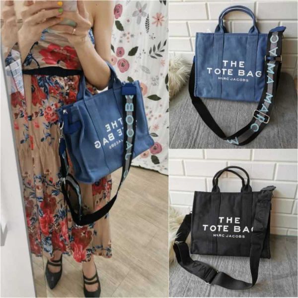 designer luxury bags marc's jacob tote bag fashion handbags denim size single shoulder woman's leisure bags crossbody large capaci
