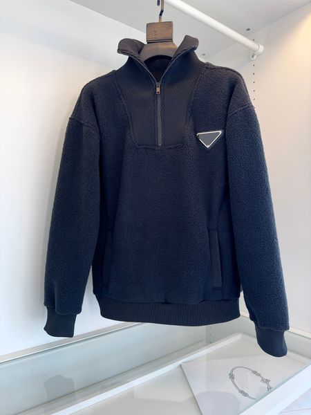 autumn and winter highquality mens hoodie comfortable fleece semi zipper design us size loose version of luxury designer hoodie, Black
autumn and winter highquality mens hoodie comfortable fleece semi zipper design us size loose version of luxury designer hoodie, Black
