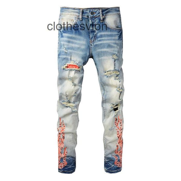 amirs mens designer fashion jean jeans 836th street hole patch high men's personalized printing design slim zipper leggings adh, Blue
amirs mens designer fashion jean jeans 836th street hole patch high men's personalized printing design slim zipper leggings adh, Blue