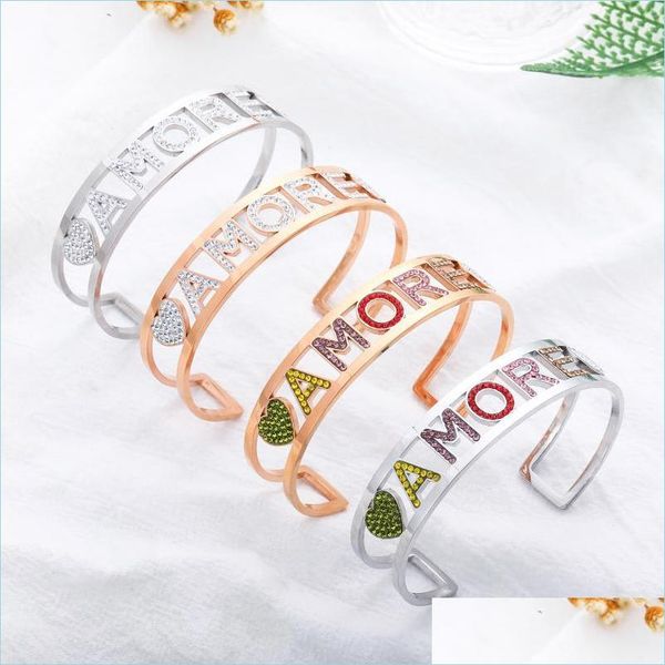 bangle bangle stainless steel amore letter bracelet crystal heart star rose gold for women party wedding jewelry gifts 2022bangleban dhrap, Black
bangle bangle stainless steel amore letter bracelet crystal heart star rose gold for women party wedding jewelry gifts 2022bangleban dhrap, Black