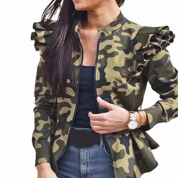 autumn women fashion camouflage ruffles coat jacket winter long sleeve stand collar short coat female leopard plaid zipper ja t37u#, Black;brown
autumn women fashion camouflage ruffles coat jacket winter long sleeve stand collar short coat female leopard plaid zipper ja t37u#, Black;brown