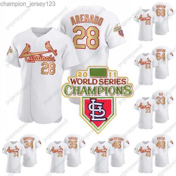 college baseball wears 2011 world series champions jersey nolan arenado paul goldschmidt harrison bader lane thomas miles mikolas bob gibson, Black
college baseball wears 2011 world series champions jersey nolan arenado paul goldschmidt harrison bader lane thomas miles mikolas bob gibson, Black