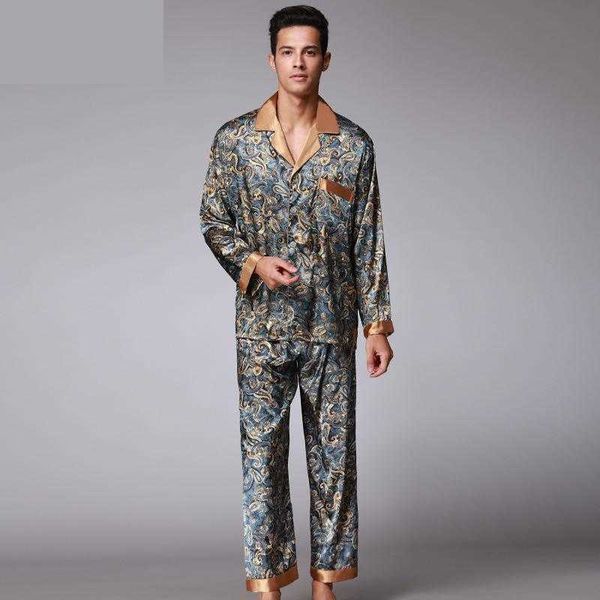 men's sleepwear new luxury pajamas men paisley pattern sleepwear silk long-sleeved satin mens pyjamas men's lounge pajamas set big, Black;brown
men's sleepwear new luxury pajamas men paisley pattern sleepwear silk long-sleeved satin mens pyjamas men's lounge pajamas set big, Black;brown