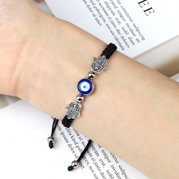 classic blue turkish evil eyes bangle bracelets for women hand of fatima lucky red braided rope chain bracelets female handmade jewelry, Golden;silver
classic blue turkish evil eyes bangle bracelets for women hand of fatima lucky red braided rope chain bracelets female handmade jewelry, Golden;silver