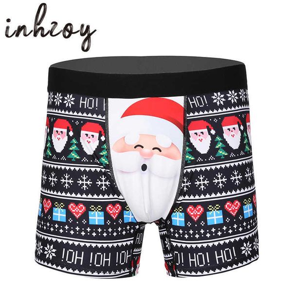 set men christmas underwear santa cartoon printed stretchy boxer shorts holiday party festival rave cosplay underpants costume t221103, Red;black
set men christmas underwear santa cartoon printed stretchy boxer shorts holiday party festival rave cosplay underpants costume t221103, Red;black
