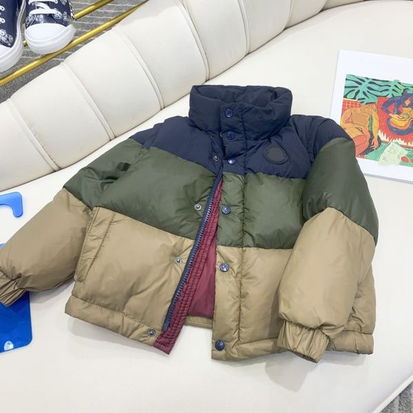 coat kid designer baby clothe kids coats girl boy jacket color blocking down white goose down nylon fabric outwear warm winter french brand, Blue;gray
coat kid designer baby clothe kids coats girl boy jacket color blocking down white goose down nylon fabric outwear warm winter french brand, Blue;gray