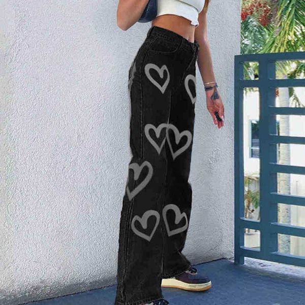 womenswomen'sjeansprintedautumnwintergirlstrouserspantsstraightdenimfemalemomboyfriendhightwaiststreetwearjean, Black;gray
womenswomen'sjeansprintedautumnwintergirlstrouserspantsstraightdenimfemalemomboyfriendhightwaiststreetwearjean, Black;gray