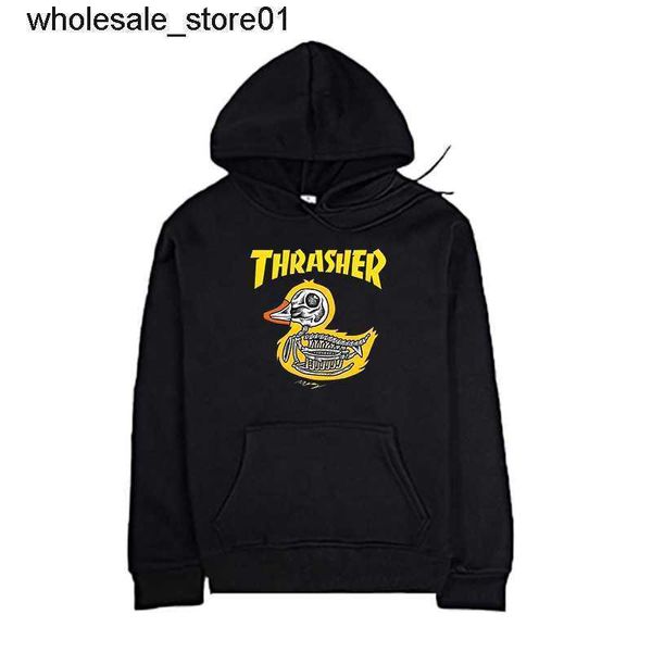 men's hoodies designer sweatshirts thrasher fashion brand sweater men's new skull print long sleeve color sweater hoodie, Black
men's hoodies designer sweatshirts thrasher fashion brand sweater men's new skull print long sleeve color sweater hoodie, Black