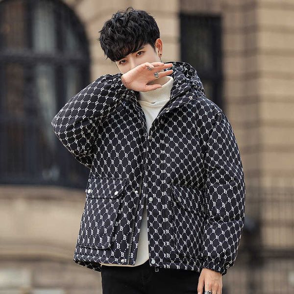 high end thick down jacket men's 2022 winter fashion brand loose cold proof upper garment warm hooded coat men, Black
high end thick down jacket men's 2022 winter fashion brand loose cold proof upper garment warm hooded coat men, Black