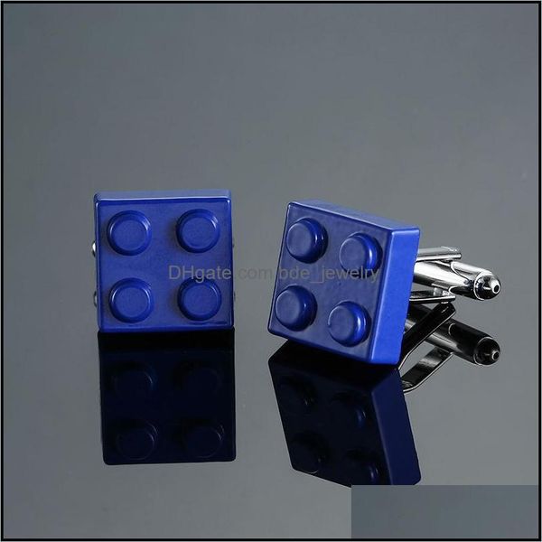 cuff link and tie clip sets men cufflinks muticolor bricks design blue red black 8 colors option copper novelty cuff links drop deli dhu1c, Silver;golden
cuff link and tie clip sets men cufflinks muticolor bricks design blue red black 8 colors option copper novelty cuff links drop deli dhu1c, Silver;golden