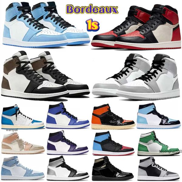 1 1s university blue high basketball shoes bordeaux dark mocha mid barely rose light smoke grey patent bred men women designer sneakers air, Black
1 1s university blue high basketball shoes bordeaux dark mocha mid barely rose light smoke grey patent bred men women designer sneakers air, Black