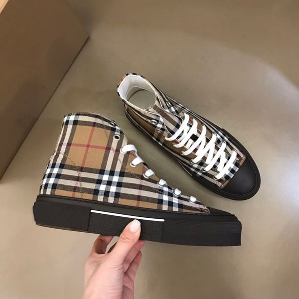 and burbreryity designer classic highcanvas shoes mens casual sneakers luxurious burberyity comfortable retro letter pattern burberrryity fa, Black
and burbreryity designer classic highcanvas shoes mens casual sneakers luxurious burberyity comfortable retro letter pattern burberrryity fa, Black