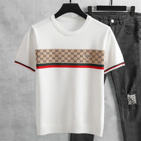 2023 spring summer luxury sweater t-shirt europe paris knitwear tshirt fashion embroidery bees men women cotton short sleeve t shirt, White
2023 spring summer luxury sweater t-shirt europe paris knitwear tshirt fashion embroidery bees men women cotton short sleeve t shirt, White