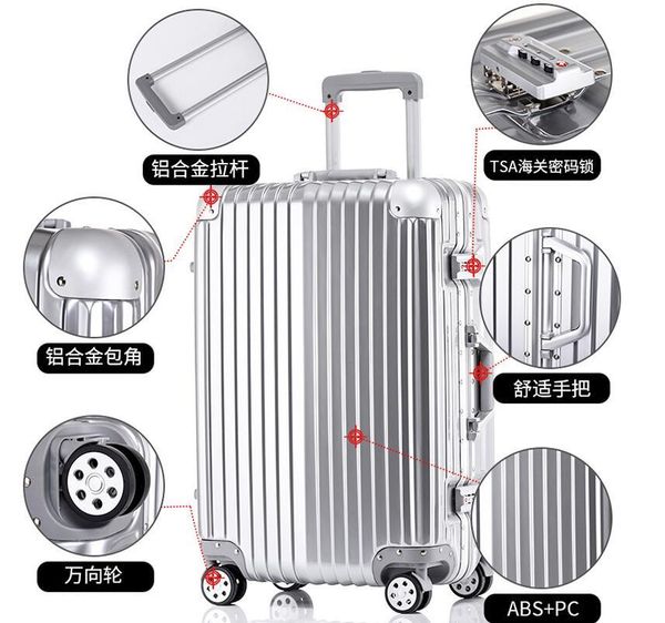 scratch other resistant aluminum frame jewelry packaging & display trolley case suitcase 20/22/24, Black;white
scratch other resistant aluminum frame jewelry packaging & display trolley case suitcase 20/22/24, Black;white