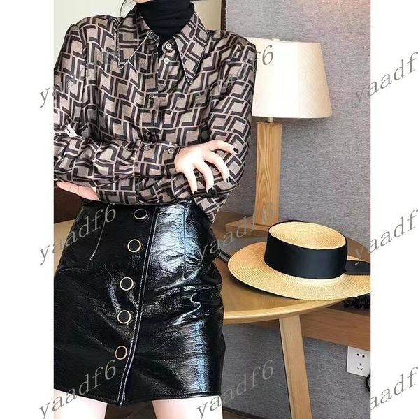 womens blouses & shirts designer spring fall fashion shirt womens luxury lapel diamond f letter print temperament womens top, White
womens blouses & shirts designer spring fall fashion shirt womens luxury lapel diamond f letter print temperament womens top, White