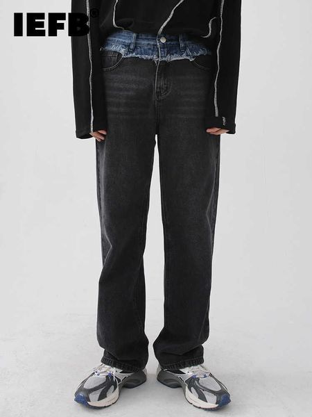 men's jeans iefb men's pants american waist stitching design straight jeans 2022 new fashion wash male trousers vintage temperamen, Blue
men's jeans iefb men's pants american waist stitching design straight jeans 2022 new fashion wash male trousers vintage temperamen, Blue