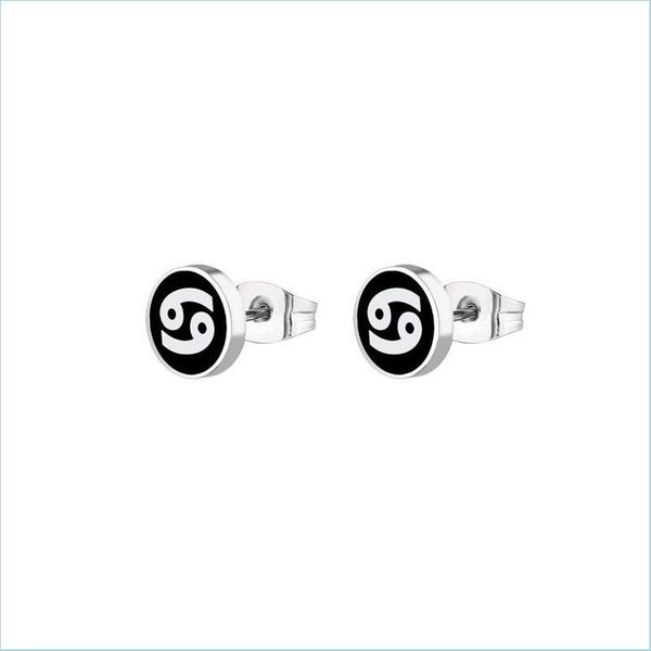 stud stud fengli lovely black twee constellation earring women men elegant barbell sier stainless steel earrings jewelry drop deliver dhlx6, Golden;silver
stud stud fengli lovely black twee constellation earring women men elegant barbell sier stainless steel earrings jewelry drop deliver dhlx6, Golden;silver