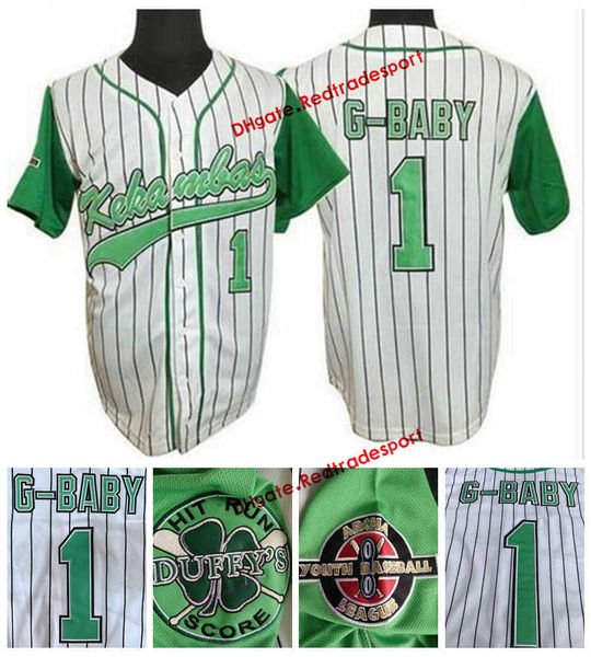 mens the movie hardball #1 jarius g-baby evans white baseball jerseys dewayne warren stitched kekambas film youth baseball archa league, Blue;black
mens the movie hardball #1 jarius g-baby evans white baseball jerseys dewayne warren stitched kekambas film youth baseball archa league, Blue;black