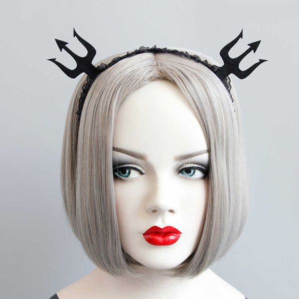 halloween black fork lace headbands girls party hair accessories creative cosplay headband, Silver
halloween black fork lace headbands girls party hair accessories creative cosplay headband, Silver