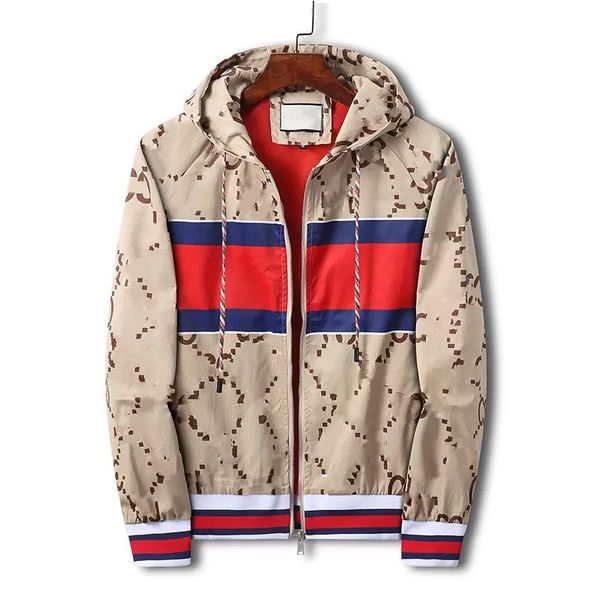 mens designer hooded jacket autumn winter style for men women windbreaker coat long sleeves fashion slim fit jackets with zippers letters pr, Black;brown
mens designer hooded jacket autumn winter style for men women windbreaker coat long sleeves fashion slim fit jackets with zippers letters pr, Black;brown