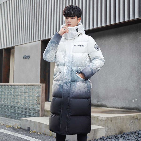 winter gradual snow mountain down jacket for men medium length over knee 2022 new thickened fashionable coat, Black
winter gradual snow mountain down jacket for men medium length over knee 2022 new thickened fashionable coat, Black