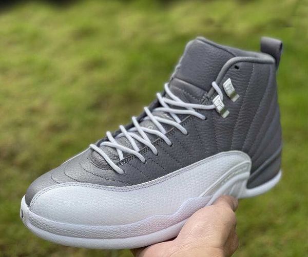 designer shoes 12 stealth basketball real fiber12s white-cool grey sports sneakers original size
designer shoes 12 stealth basketball real fiber12s white-cool grey sports sneakers original size